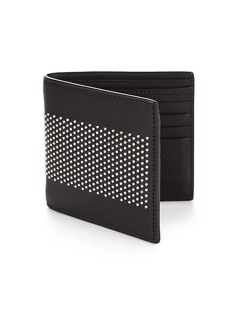Alexander McQueen - Studded Leather Billfold Wallet