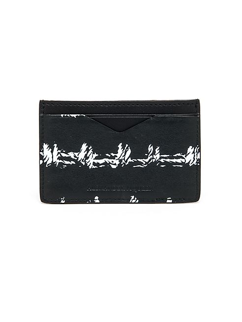 Alexander McQueen - String Printed Rib Cage Card Case