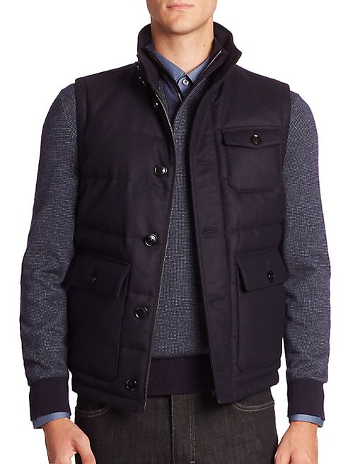 Ermenegildo Zegna - Quilted Woolen Vest