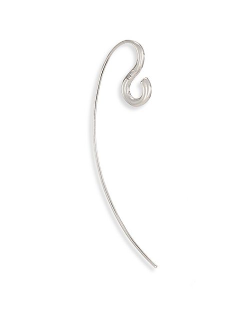 Charlotte Chesnais - Hook Large Sterling Silver Single Threader Earring