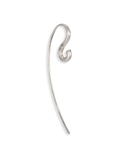 Charlotte Chesnais - Hook Small Sterling Silver Single Threader Earring