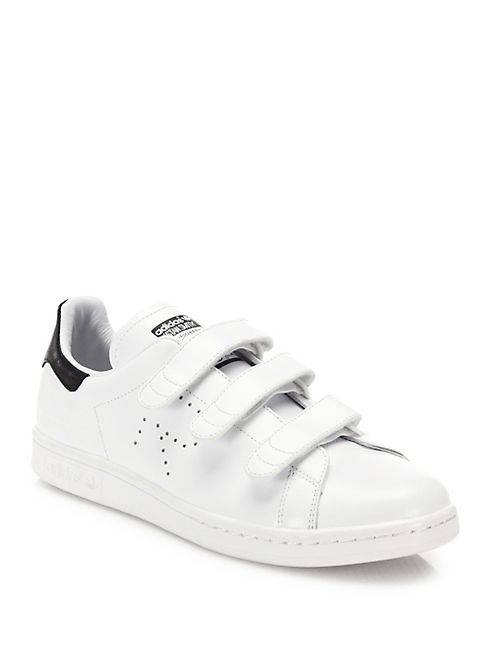 adidas by Raf Simons - Stan Smith Grip-Tape Leather Shoes