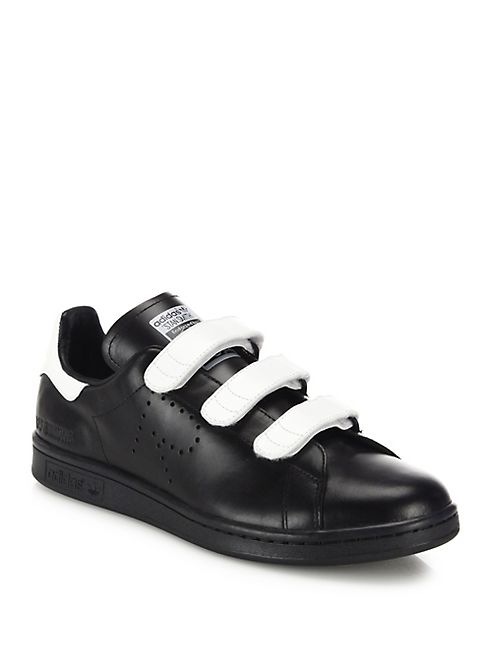 adidas by Raf Simons - Stan Smith Grip-Tape Leather Shoes