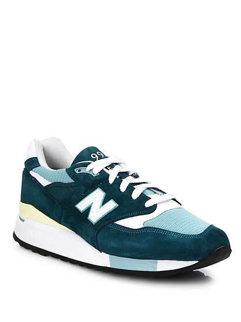 New Balance - Suede & Mesh Athletics Sneakers