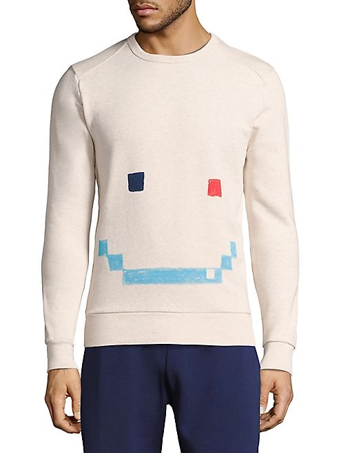 Commune de Paris - Invader Graphic Cotton Sweatshirt