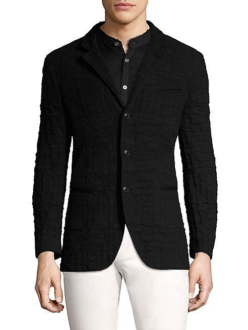 John Varvatos - Slim-Fit Knit Jacket