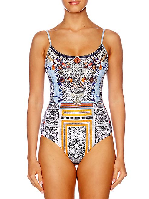 Camilla - Chinese Whispers One-Piece Embellished Swimsuit