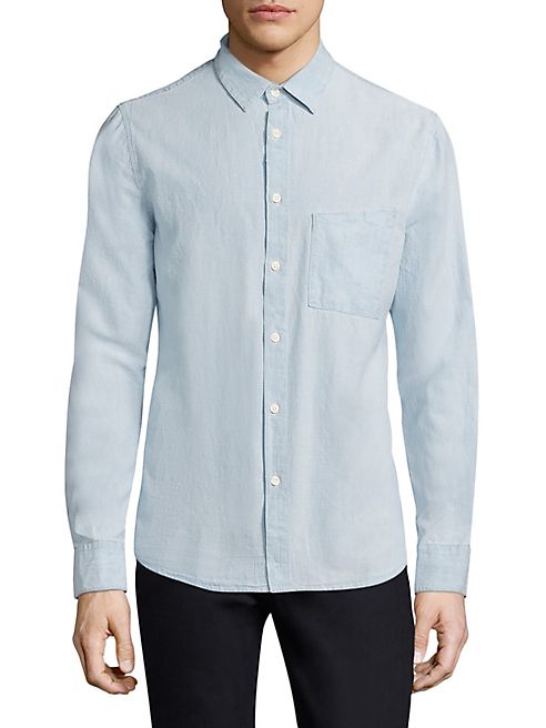 Nudie Jeans - Stanley Denim Button-Down Shirt