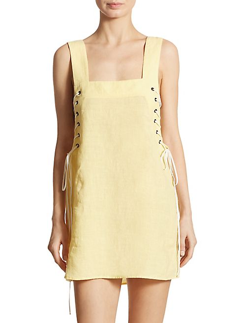 Marysia - Waikiki Lace-Up Dress