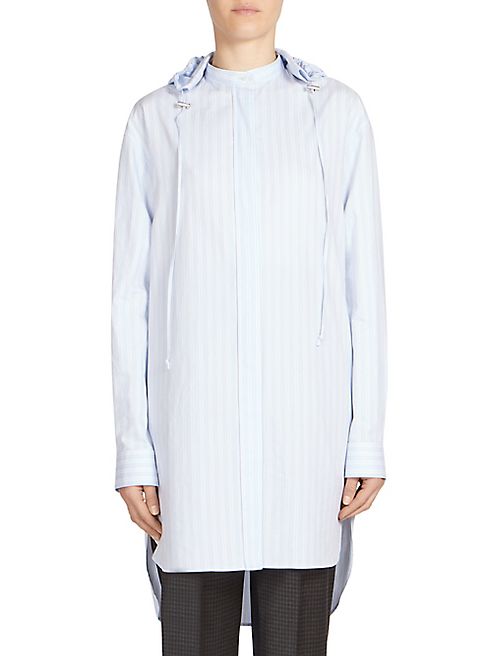 Cédric Charlier - Striped Hoodie Tunic