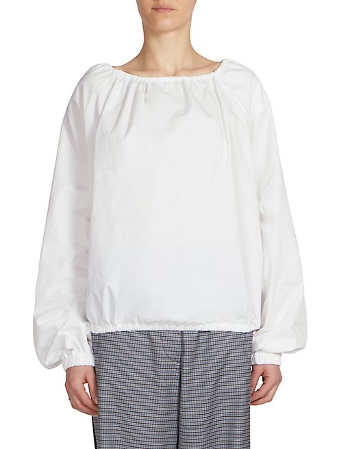 Cédric Charlier - Cotton Poplin Bubble Top
