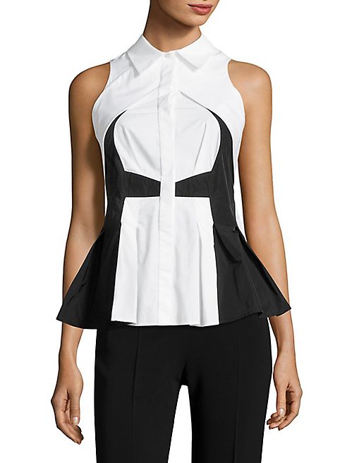 Antonio Berardi - Cotton Button-Front Blouse