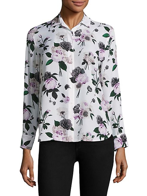 Equipment - Leema Silk Floral Blouse